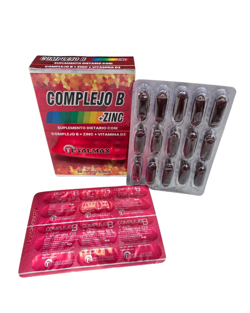 Complejo B Caja X 30 Capsulas Blandas – TotalMax