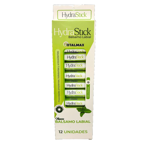 HydraStick manteca de cacao sabor hierbabuena 12 Unidades