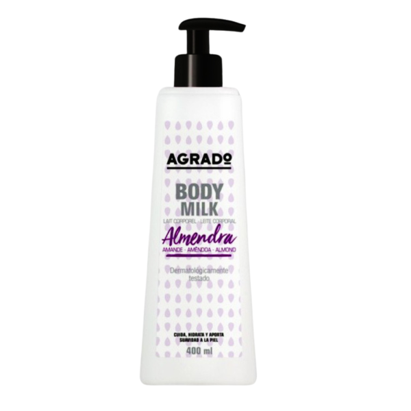Crema corporal Almendras Agrado x 400 ml